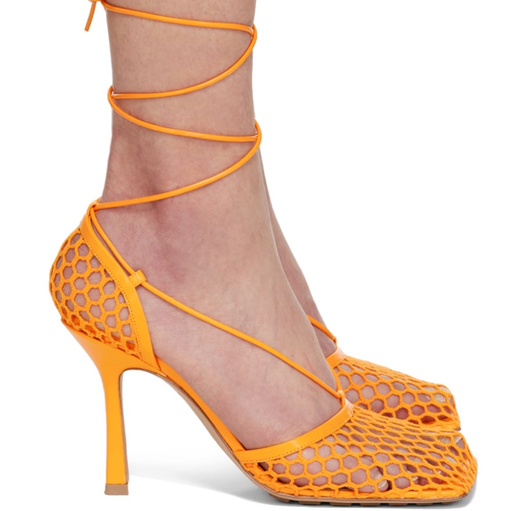 Bottega Veneta Mesh Sandals 41